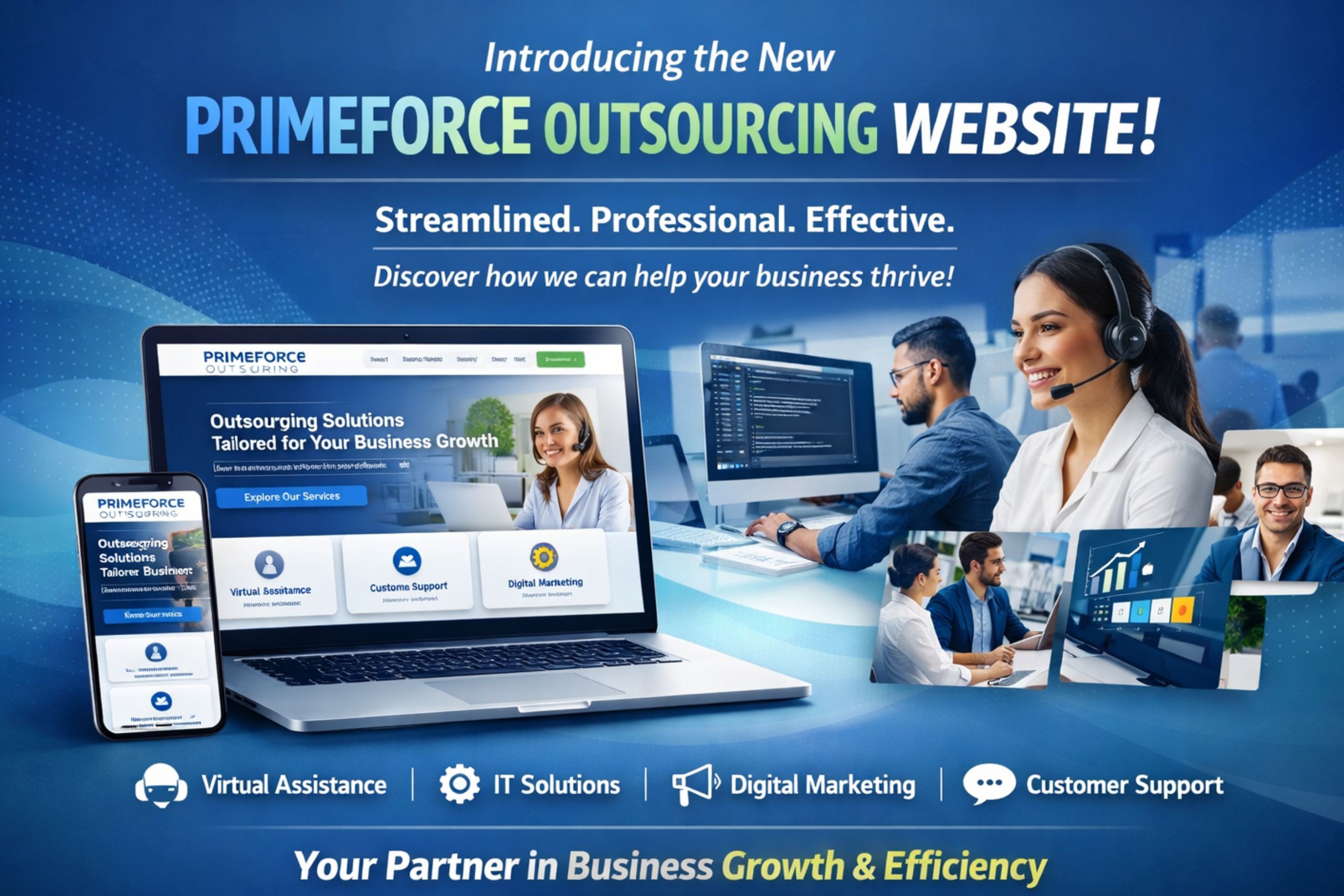 Introducing the New Primeforce Outsourcing Website
